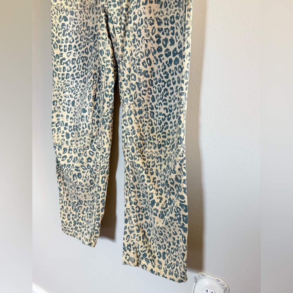 PILCRO • The Wanderer Relaxed Leopard Jean Sz 29 Cotton Ultra High Rise - Picture 9 of 13